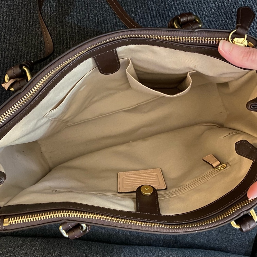 Coach Purse Tote - Brown - Picture 9 of 16